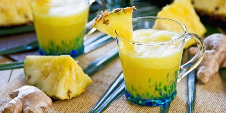смоотхие од ананаса за губитак тежине